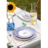Ceramic Dessert Plate Set (6 Pieces) FSH0001 Blue
