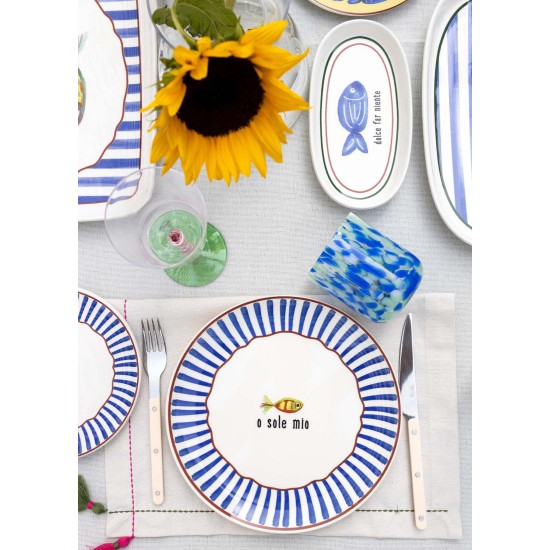 Service Plate Set (6 Pieces) FSH0002 Blue