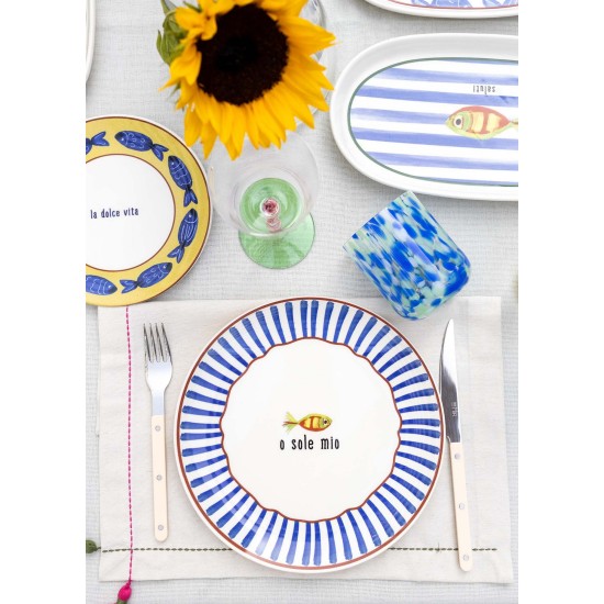 Service Plate Set (6 Pieces) FSH0002 Blue