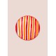 Ceramic Dessert Plate Set (6 Pieces) JOY0001 Orange