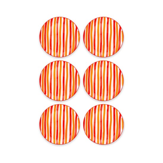 Service Plate Set (6 Pieces) JOY0002 Orange