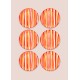 Service Plate Set (6 Pieces) JOY0002 Orange