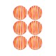 Service Plate Set (6 Pieces) JOY0002 Orange