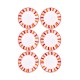 Service Plate Set (6 Pieces) JOY0007 Orange Service Plate Set (6 Pieces) JOY0007 Orange