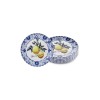 Ceramic Dessert Plate Set (6 Pieces) ODL0001 Yellow