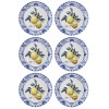 Service Plate Set (6 Pieces) ODL0003 Yellow