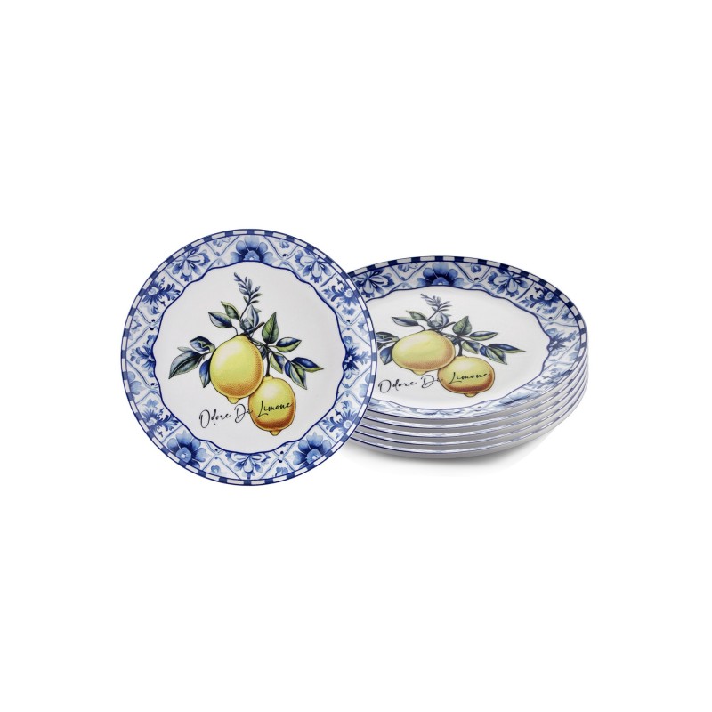 Service Plate Set (6 Pieces) ODL0003 Yellow