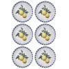 Service Plate Set (6 Pieces) ODL0004 Yellow
