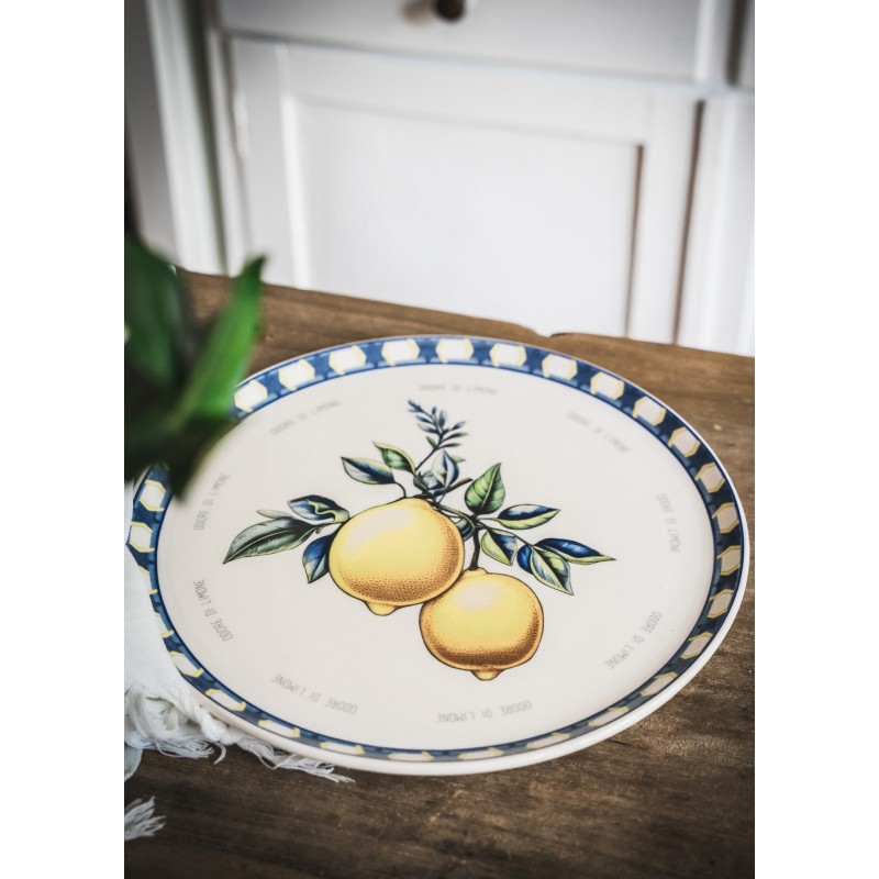 Service Plate ODL0006 Yellow