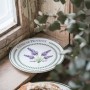 Ceramic Dessert Plate Set (6 Pieces) PRC0002 Lilac
