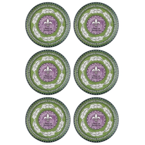 Service Plate Set (6 Pieces) PRC0003 Lilac