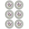 Service Plate Set (6 Pieces) PRC0004 Lilac