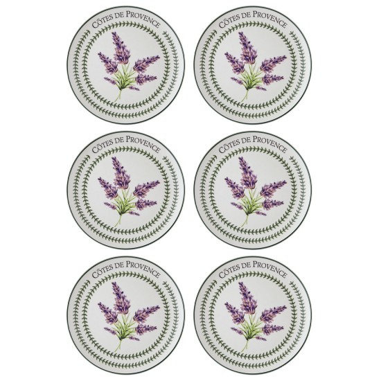 Service Plate Set (6 Pieces) PRC0004 Lilac