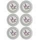 Service Plate Set (6 Pieces) PRC0004 Lilac