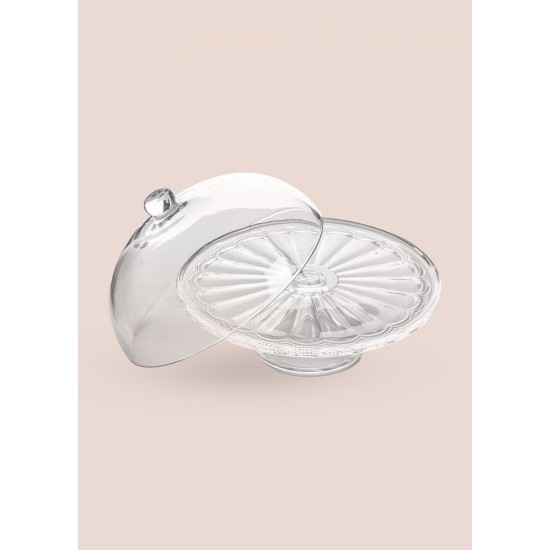 Cake Serving Plate CAM0495 Transparent Cake Serving Plate CAM0495 Transparent