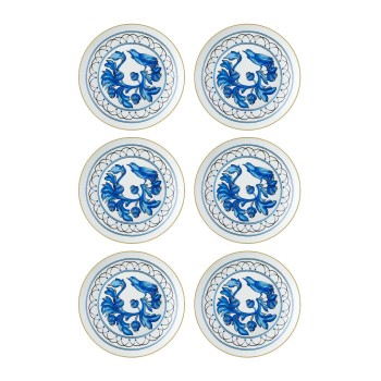 Dessert Plate Set (6 Pieces) DNR0051 Multicolor