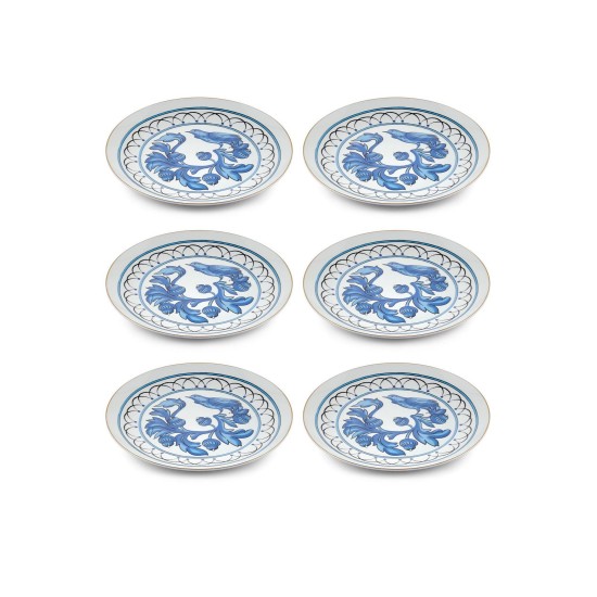 Dessert Plate Set (6 Pieces) DNR0051 Multicolor Dessert Plate Set (6 Pieces) DNR0051 Multicolor