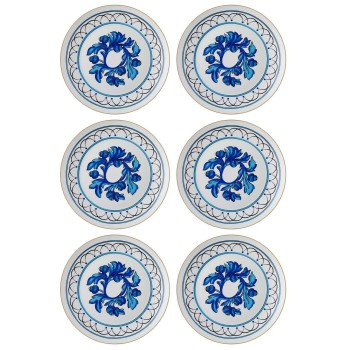 Service Plate Set (6 Pieces) DNR0052 Multicolor