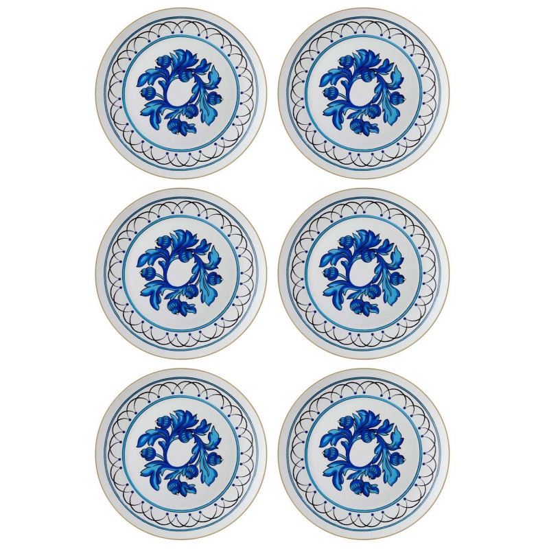Service Plate Set (6 Pieces) DNR0052 Multicolor