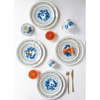 Service Plate Set (6 Pieces) DNR0052 Multicolor