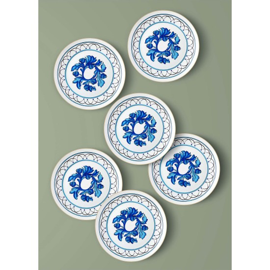 Service Plate Set (6 Pieces) DNR0052 Multicolor Service Plate Set (6 Pieces) DNR0052 Multicolor
