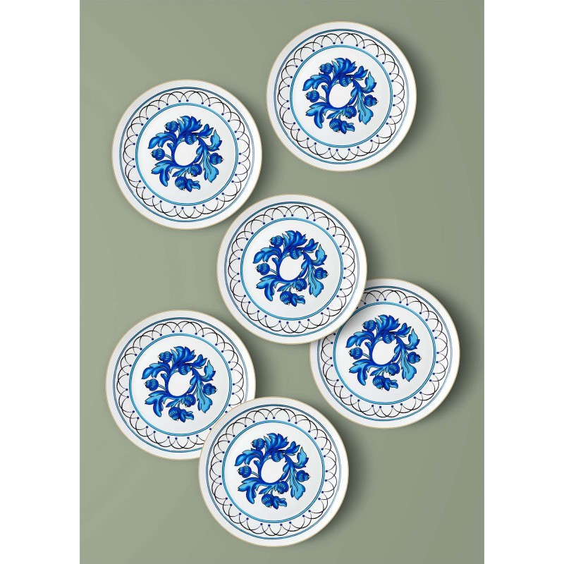 Service Plate Set (6 Pieces) DNR0052 Multicolor