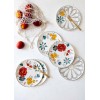 Dessert Plate Set (6 Pieces) DNR0053 Multicolor