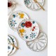 Dessert Plate Set (6 Pieces) DNR0053 Multicolor Dessert Plate Set (6 Pieces) DNR0053 Multicolor