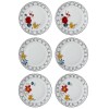 Service Plate Set (6 Pieces) DNR0054 Multicolor