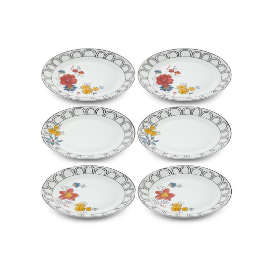 Service Plate Set (6 Pieces) DNR0054 Multicolor Service Plate Set (6 Pieces) DNR0054 Multicolor