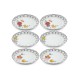Service Plate Set (6 Pieces) DNR0054 Multicolor Service Plate Set (6 Pieces) DNR0054 Multicolor