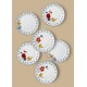 Service Plate Set (6 Pieces) DNR0054 Multicolor Service Plate Set (6 Pieces) DNR0054 Multicolor