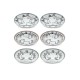 Dessert Plate Set (6 Pieces) DNR0055 Multicolor Dessert Plate Set (6 Pieces) DNR0055 Multicolor