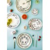 Dessert Plate Set (6 Pieces) DNR0055 Multicolor