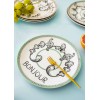 Dessert Plate Set (6 Pieces) DNR0055 Multicolor
