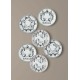 Dessert Plate Set (6 Pieces) DNR0055 Multicolor Dessert Plate Set (6 Pieces) DNR0055 Multicolor
