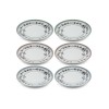 Service Plate Set (6 Pieces) DNR0056 Multicolor