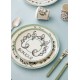 Service Plate Set (6 Pieces) DNR0056 Multicolor Service Plate Set (6 Pieces) DNR0056 Multicolor