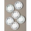Service Plate Set (6 Pieces) DNR0056 Multicolor