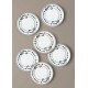 Service Plate Set (6 Pieces) DNR0056 Multicolor Service Plate Set (6 Pieces) DNR0056 Multicolor