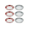 Dessert Plate Set (6 Pieces) DNR0057 Multicolor