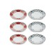 Dessert Plate Set (6 Pieces) DNR0057 Multicolor Dessert Plate Set (6 Pieces) DNR0057 Multicolor