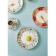 Dessert Plate Set (6 Pieces) DNR0057 Multicolor Dessert Plate Set (6 Pieces) DNR0057 Multicolor