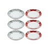 Service Plate Set (6 Pieces) DNR0058 Multicolor