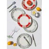 Service Plate Set (6 Pieces) DNR0058 Multicolor