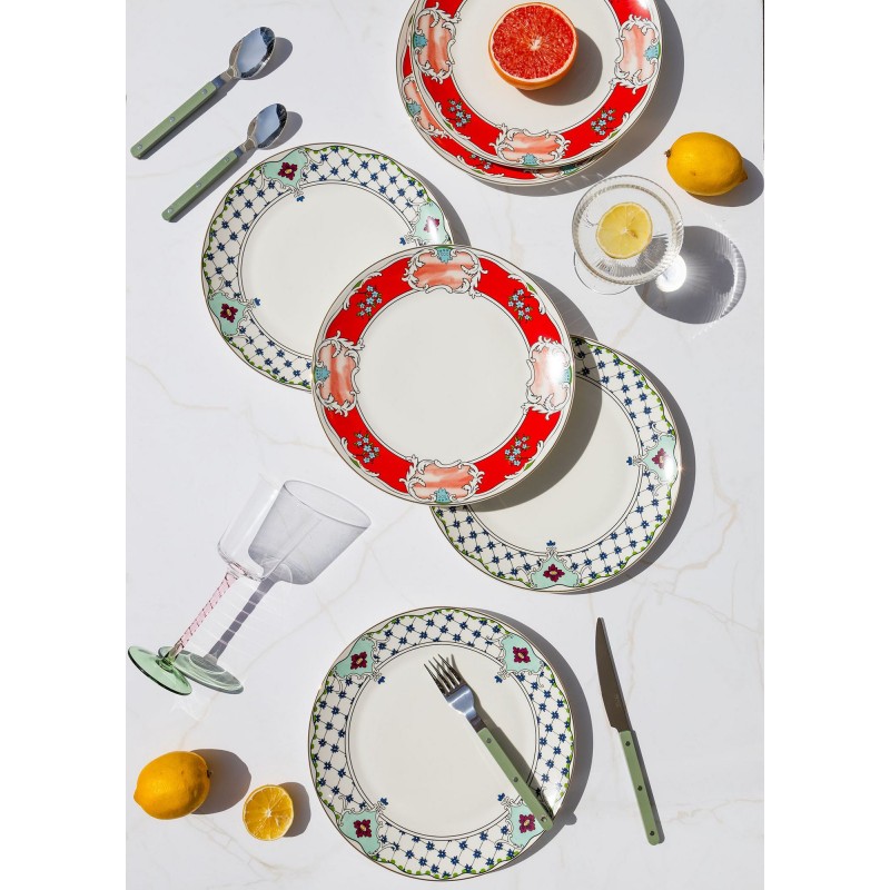 Service Plate Set (6 Pieces) DNR0058 Multicolor