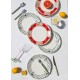 Service Plate Set (6 Pieces) DNR0058 Multicolor Service Plate Set (6 Pieces) DNR0058 Multicolor