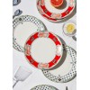 Service Plate Set (6 Pieces) DNR0058 Multicolor