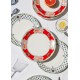 Service Plate Set (6 Pieces) DNR0058 Multicolor Service Plate Set (6 Pieces) DNR0058 Multicolor