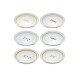 Dessert Plate Set (6 Pieces) DNR0059 Multicolor Dessert Plate Set (6 Pieces) DNR0059 Multicolor